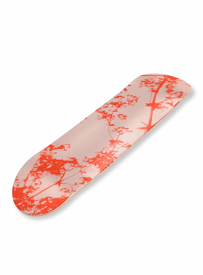 Planche de skateboard / skate art "Cyanotype"