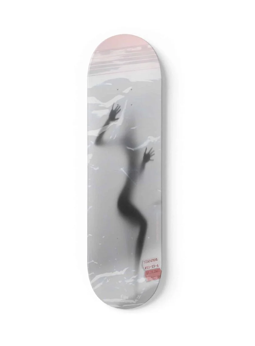Skate super-héros : Gravure et peinture sur bois