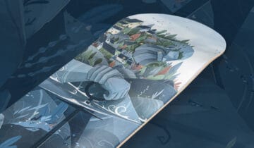 Eor Glas Studio × The Skate Bird : l’océan, réinventé sur une planche